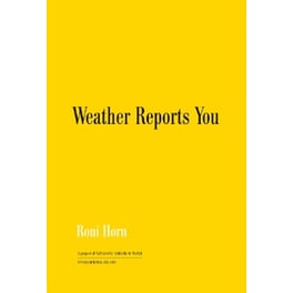 Roni Horn: Weather Reports You (2022)