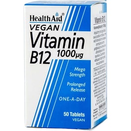 Health Aid Vitamin B12 1000mg - 50 ταμπλέτες