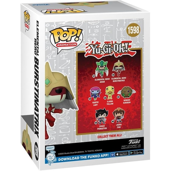 Funko Pop! Animation - Yu - Elemental Hero Burstinatrix #1598 image 1
