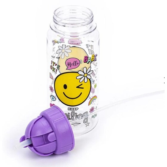 Παγούρι&nbsp;Tri-Coastal&nbsp;Design&nbsp;Πλαστικό&nbsp;Με&nbsp;Καλαμάκι&nbsp;414ml&nbsp;Smile image 4