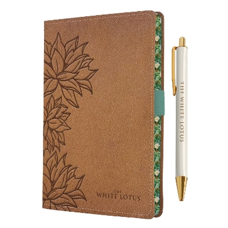 The White Lotus Journal and Pen Set