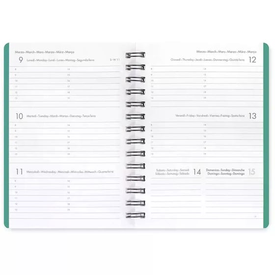 Ημερολόγιο Εβδομαδιαίο Legami 2026 12Μ Small Spiral Hedgehog image 2