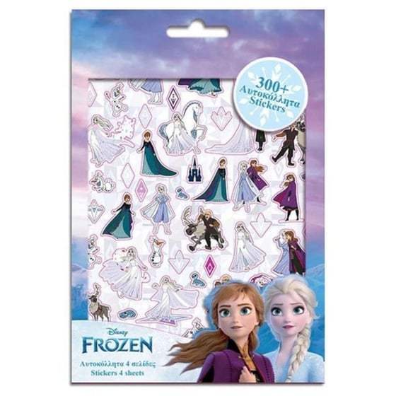 Μπλοκ Με Αυτοκόλλητα Διακάκης Frozen 2 (300 Τεμάχια) image 0