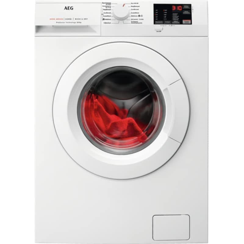 AEG AEG L6WNJ68WG 8kg/6kg 1.600 Στροφές Λευκό Πλυντήριο Στεγνωτήριο Ρούχων