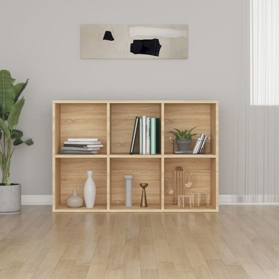 Βιβλιοθήκη VidaXL από  Μοριοσανίδα 66x30x98 cm - Sonoma image 3