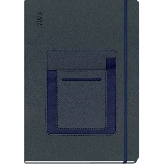 Ημερολόγιο Ημερήσιο 2026 The Writing Fieds Penholder Plus 630 Μπλε image 0