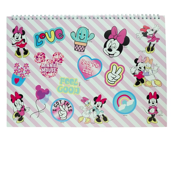 Μπλοκ Ζωγραφικής GIM&nbsp;23X33&nbsp;Minnie A4 40 Φύλλων image 1