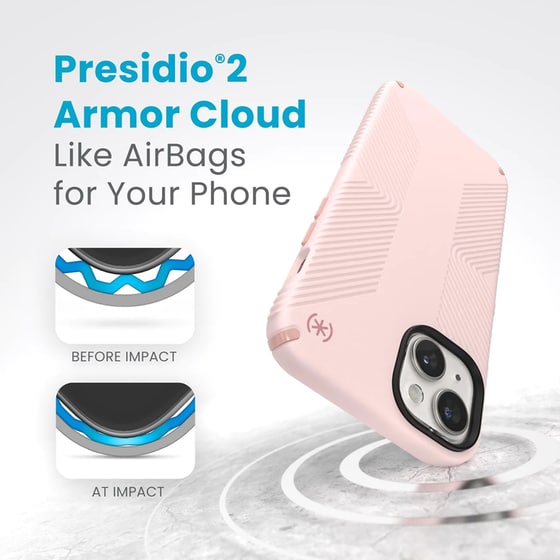 Θήκη Apple iPhone 15 Plus - Speck Presidio2 Grip MagSafe - Nimbus Pink/Dahlia Pink image 3