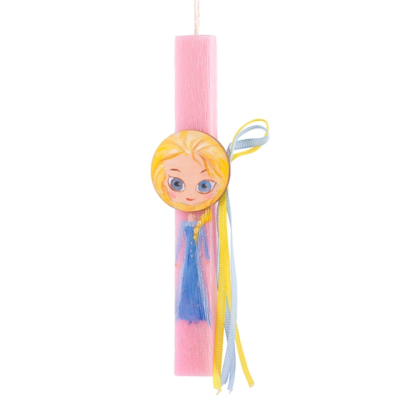 Λαμπάδα DROSOU LUCKY Frozen Ζωγραφική image 0