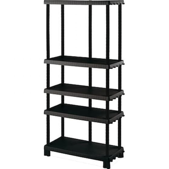 Ραφιέρα 5όροφη 92x45x164.5cm 45kg/ράφι Πλαστική Ρυθμιζόμενη Επεκτεινόμενη 15kg image 0