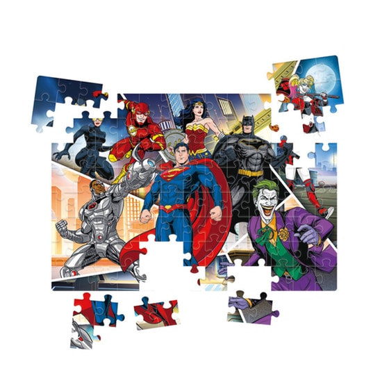 Παιδικό Παζλ Clementoni Super Color Dc Comics (104 Κομμάτια) image 2