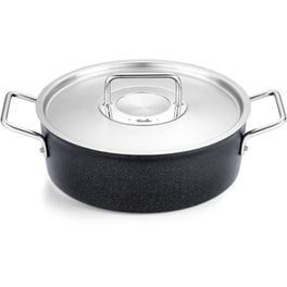 Κατσαρόλα Ρηχή FISSLER ADAMANT από Αλουμίνιο 24 cm 3.1 L - Μαύρο