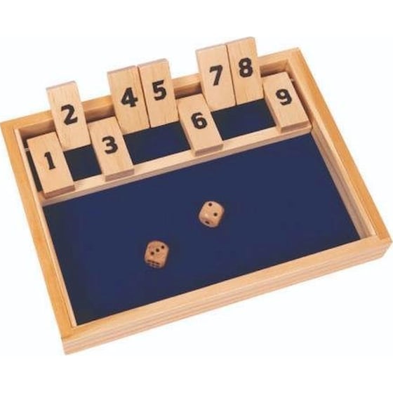 Επιτραπέζιο Παιχνίδι Handcrafted Wooden Game Shut the Box image 1