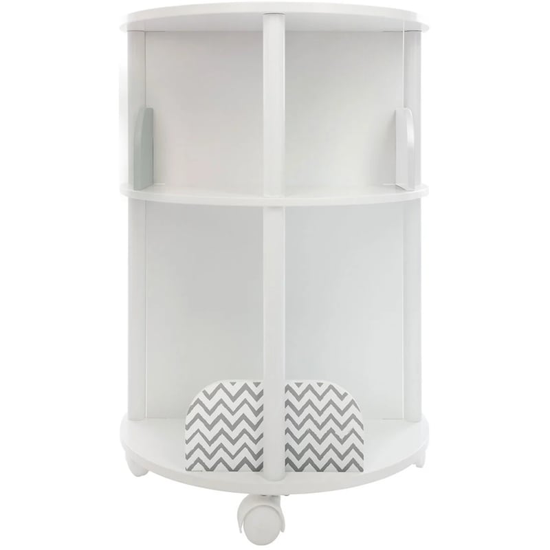 Παιδική Βιβλιοθήκη Atmosphera Round 158471b MDF 40x40x59 cm - Λευκό / Γκρι