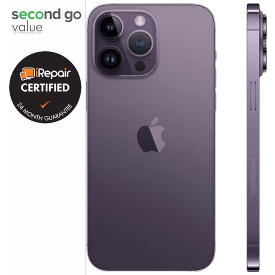 Μεταχειρισμένο Apple iPhone 14 Pro 256GB Deep Purple second go Certified by iRepair image 3