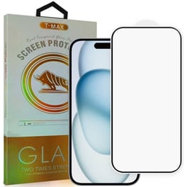 Προστατευτικό οθόνης Apple iPhone 16 Pro - T-Max Tempered Glass Premium Full Glue 0.2mm 9Η