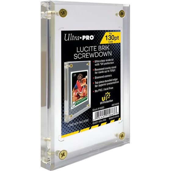 Ultra Pro Lucite Brik Uv Screwdown 130pt image 0