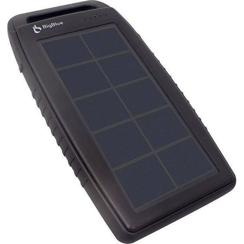 BIGBLUE Ηλιακό Powerbank Bigblue Sl-cp001b 10.000mAh Με 2 Θύρες USB-A - Μαύρο
