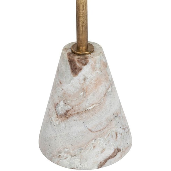 Τραπεζάκι Σαλονιού Spitishop από Ξύλο Φ35.5x69cm - Καφέ image 2