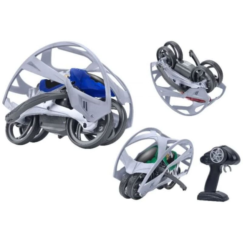 GLOBO Moto Stunt R/c Ακροβατική Μοτοσυκλέτα 2.4ghz Spidko - Πράσινο