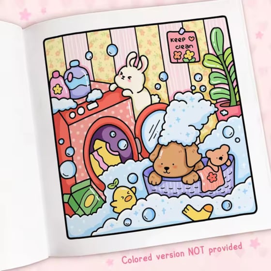 Βιβλίο Ζωγραφικής Cozy Cuties Colouring Book Cute & Comfy Coco Wyo image 2