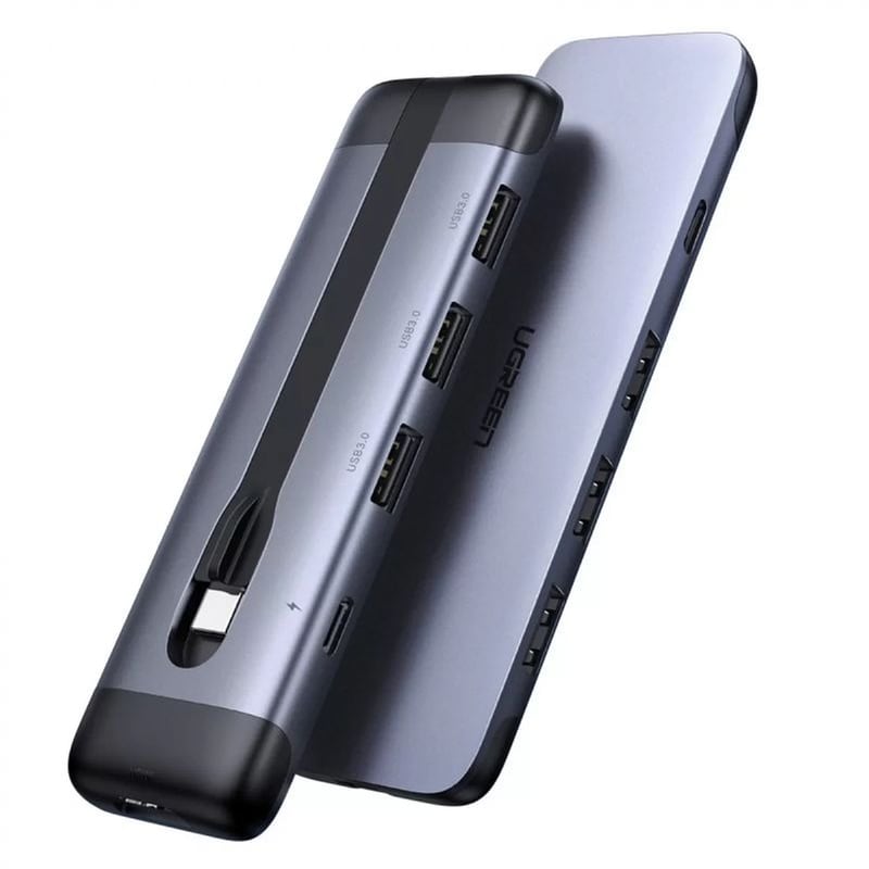 UGREEN Ugreen Multifunctional USB HUB Adapter 5 σε 1 συμβατό με USB-C (70408 CM285)
