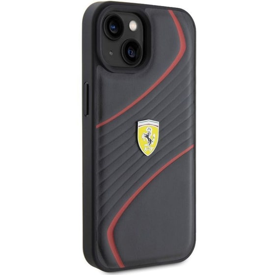 Θήκη Apple iPhone 15 - Ferrari - Μαύρο image 1