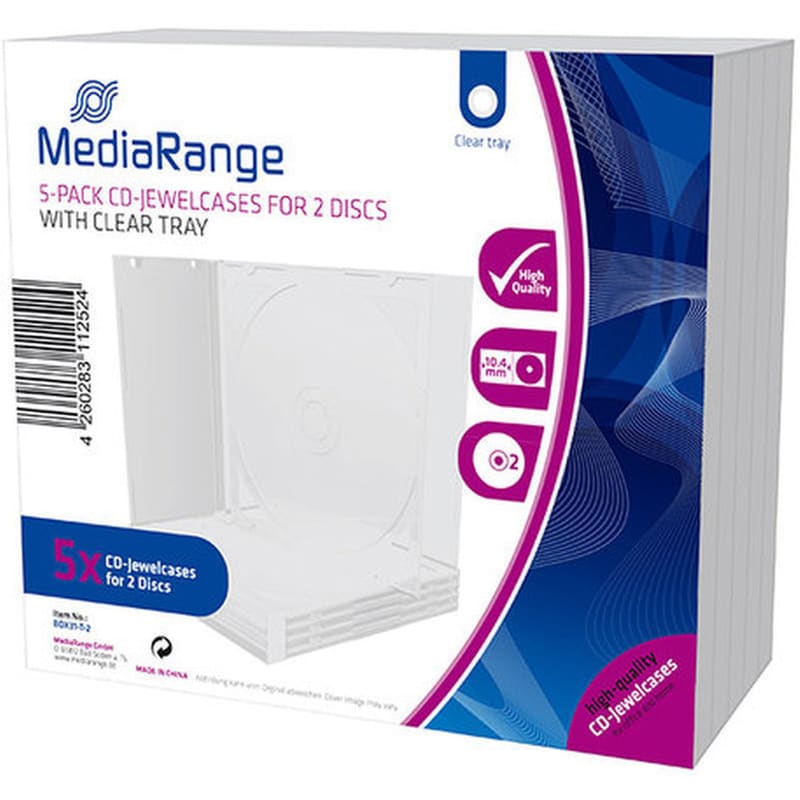 Θήκη για CD MediaRange BOX31-T-2