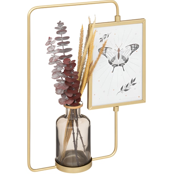 Επιτραπέζιο Διακοσμητικό Spitishop με Κορνίζα 6.5x30cm - Χρυσό image 0