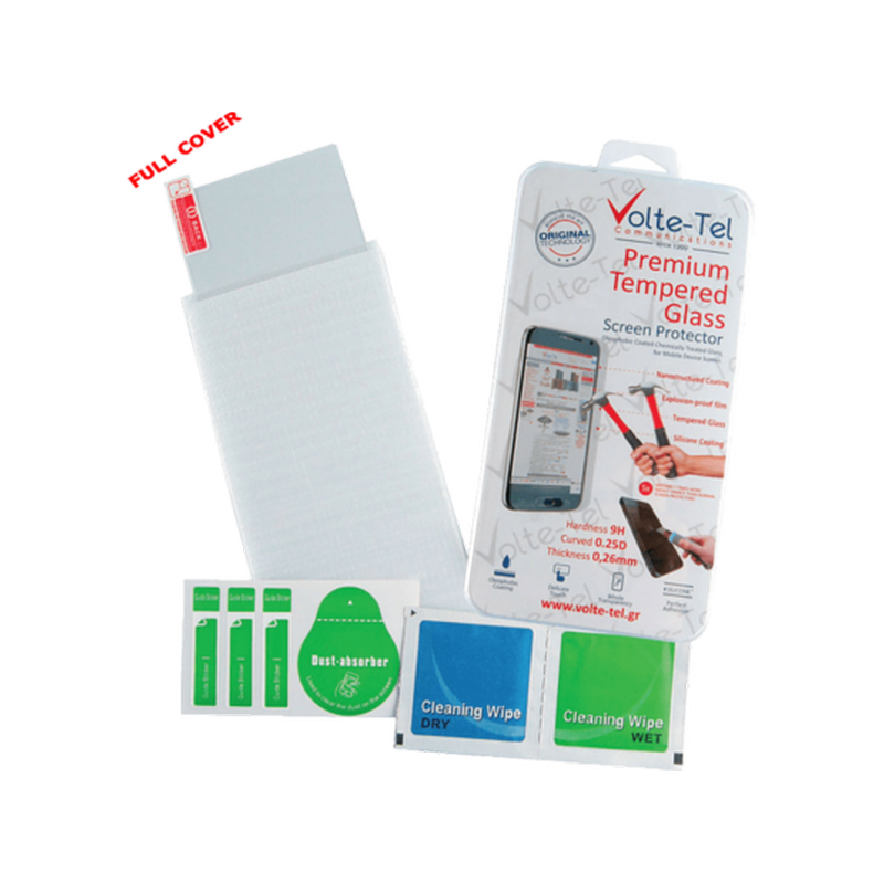 Προστατευτικό οθόνης ZTE Blade A570 - Volte-tel Tempered Glass 9H 0.3mm 2.5D Full Glue