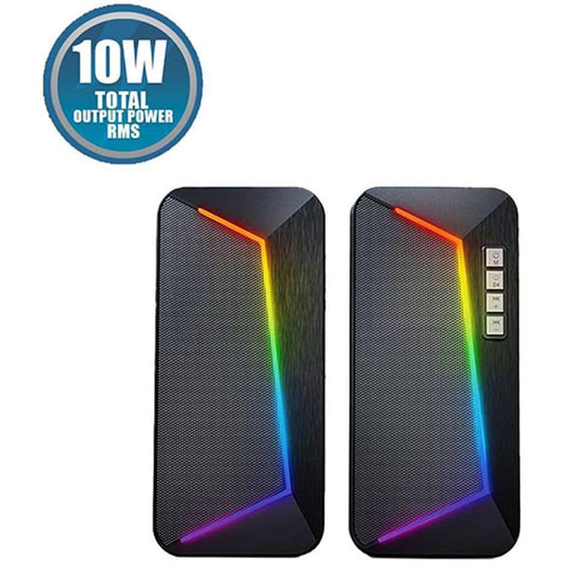 Ηχεία 2.0 Sonic Gears IOX 2 10W - Μαύρο