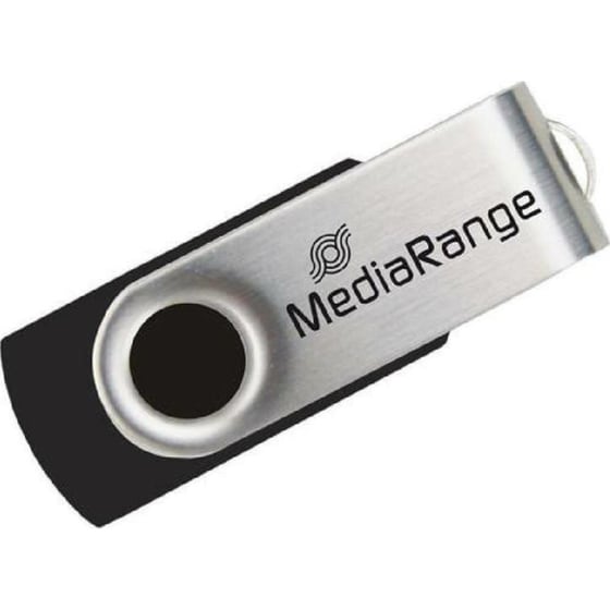 MediaRange MR911 32GB USB 2.0 Μαύρο/Ασημί image 2