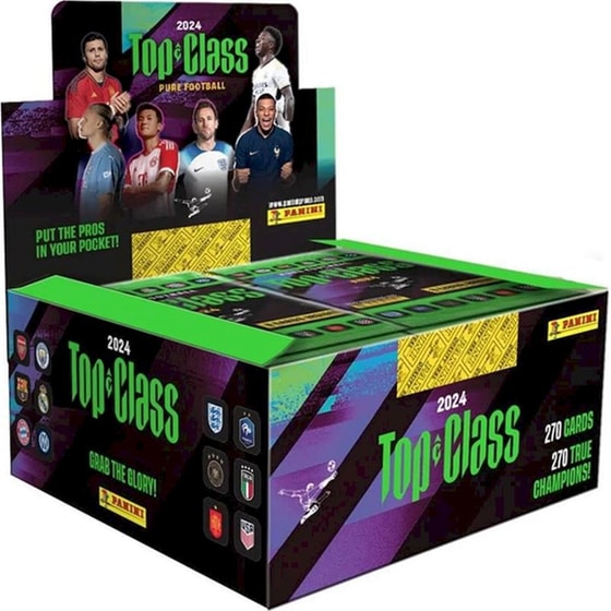 Panini Κάρτες Top Class 2024 Pure Football Κάρτες Booster Display (24 φακελάκια) image 0