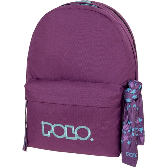 Τσάντα Πλάτης Polo Original Double Scarf Eggplant/Turquoise image 0