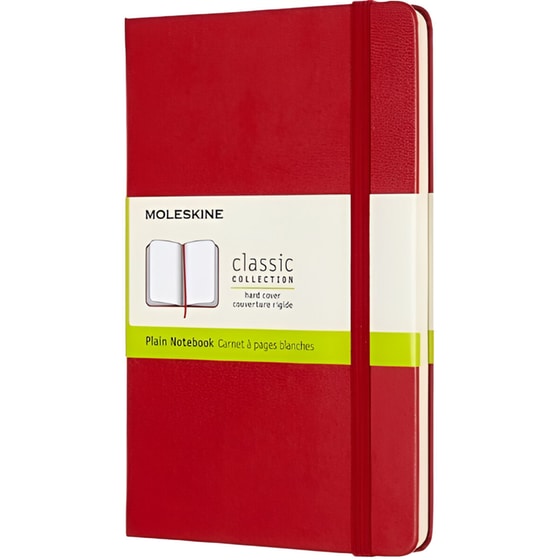 Σημειωματάριο Moleskine Plain Medium Κόκκινο (1 Τεμάχιο) image 0