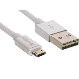 Καλώδιο δεδομένων Sandberg Micro usb Reversible 1m - White