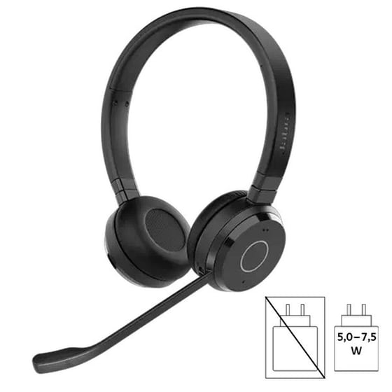 Ασύρματα Ακουστικά Κεφαλής Jabra Evolve 65 TE - Μαύρο image 1
