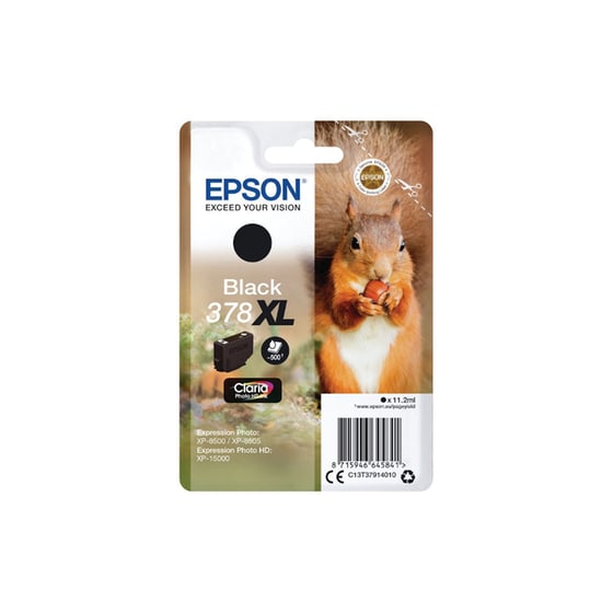Epson 378XL Μαύρο Μελάνι Εκτυπωτή C13T37914010 image 0