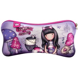 Κασετίνα Βαρελάκι Safta Neoprene Gorjuss Cheshire Cat Μονή