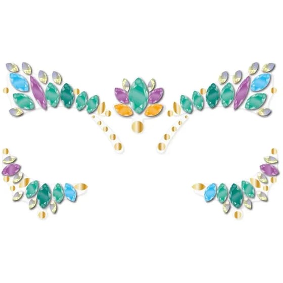 Σετ Παιδικά Αυτοκόλλητα Avenir Face Gems Wings image 3