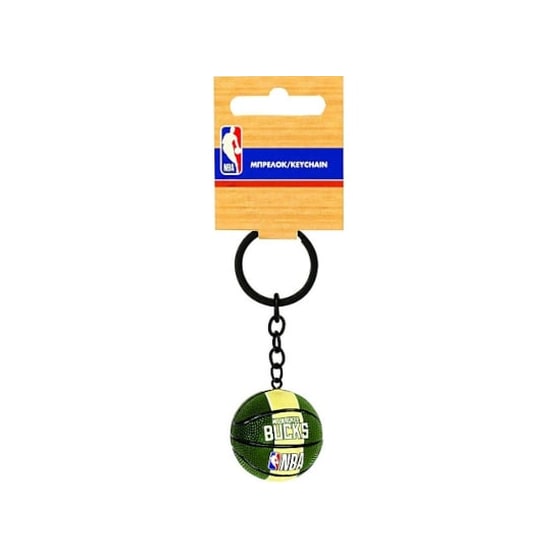 Μπρελόκ GIM 3D Ball NBA - Milwaukee Bucks image 0
