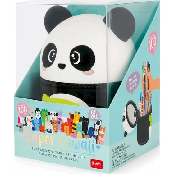 Κασετίνα Σιλικόνης Legami Super Kawaii 2in1 Panda image 5