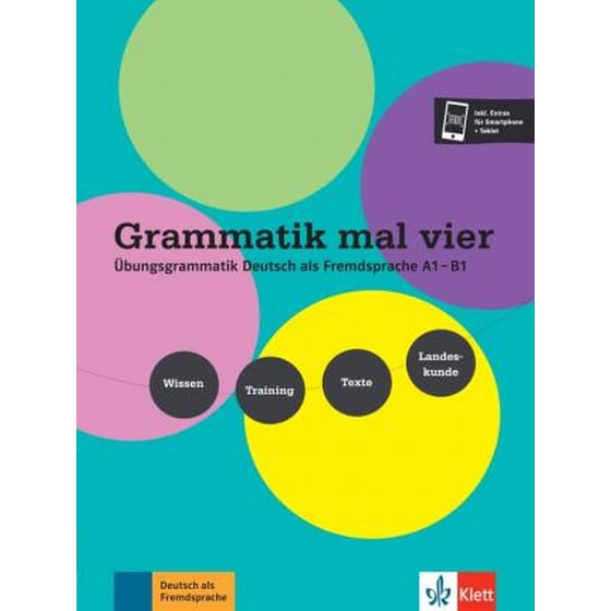 Grammatik mal vier : Grammatik mal vier (A1-B1) Buch + Audio image 0
