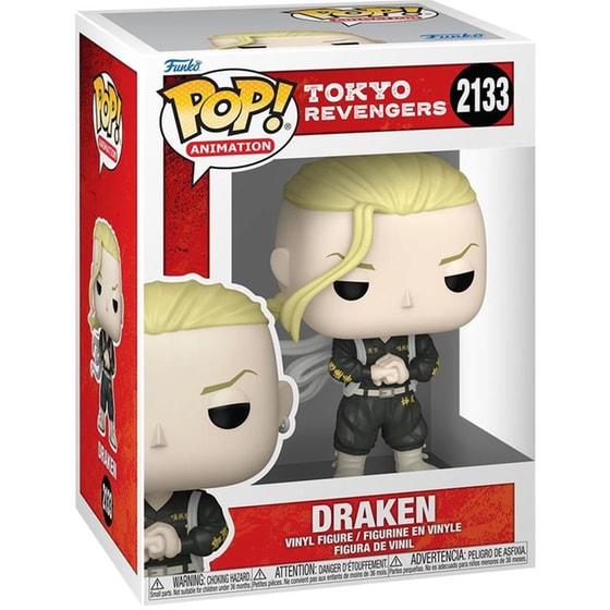 Funko Pop! Animation: Tokyo Revengers - Draken #2133 Vinyl Figure image 1