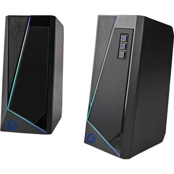 Ηχεία 2.0 Nedis GSPR31020BK 18 W - Μαύρο image 1