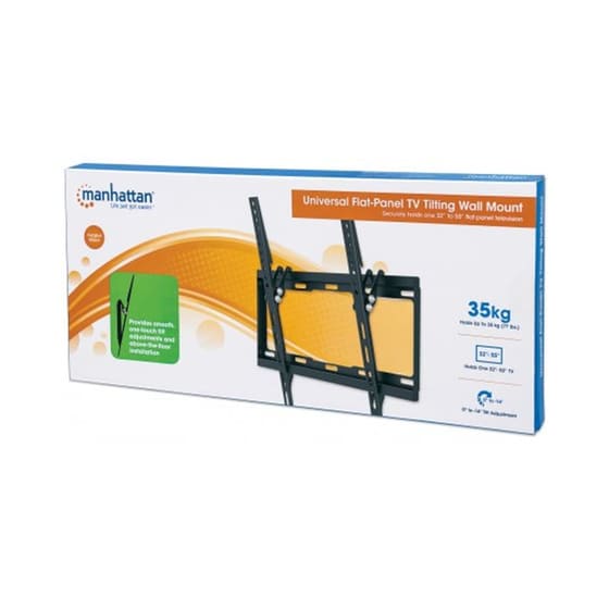 Βάση Τηλεόρασης Επιτοίχια Manhattan 460941 με Κλίση 32"- 55" έως 35 kg image 2
