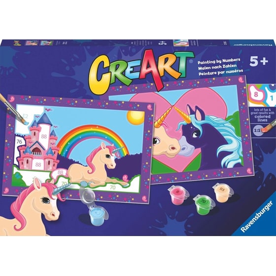 Σετ Ζωγραφικής Ζωγραφική Ravensburger CreArt Junior Magical Unicorns - Μονόκεροι image 0