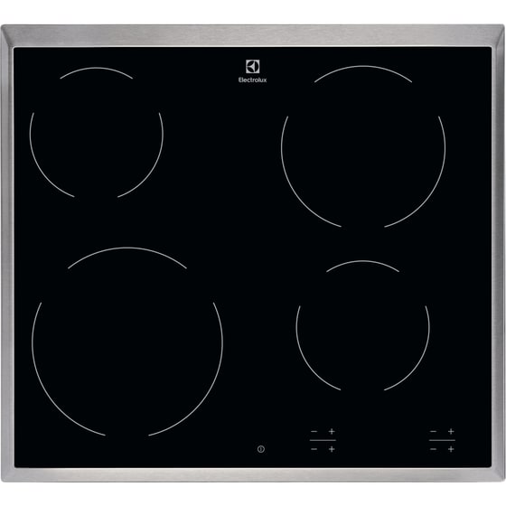 ELECTROLUX EHF16240XK 57.6 cm Μαύρο Εστία Κεραμική Αυτόνομη image 0