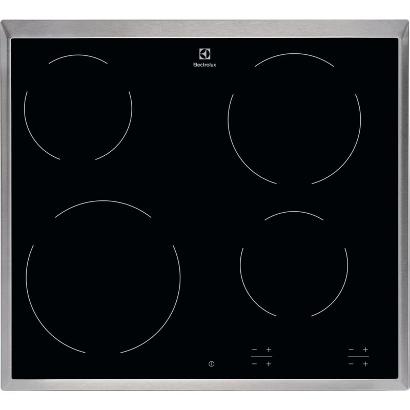 ELECTROLUX ELECTROLUX EHF16240XK 57.6 cm Μαύρο Εστία Κεραμική Αυτόνομη