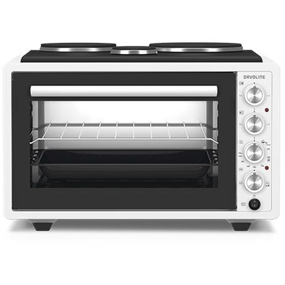 DAVOLINE URBAN CHEF 3703 W 37 Lt Λευκό Ηλεκτρικό Κουζινάκι image 0